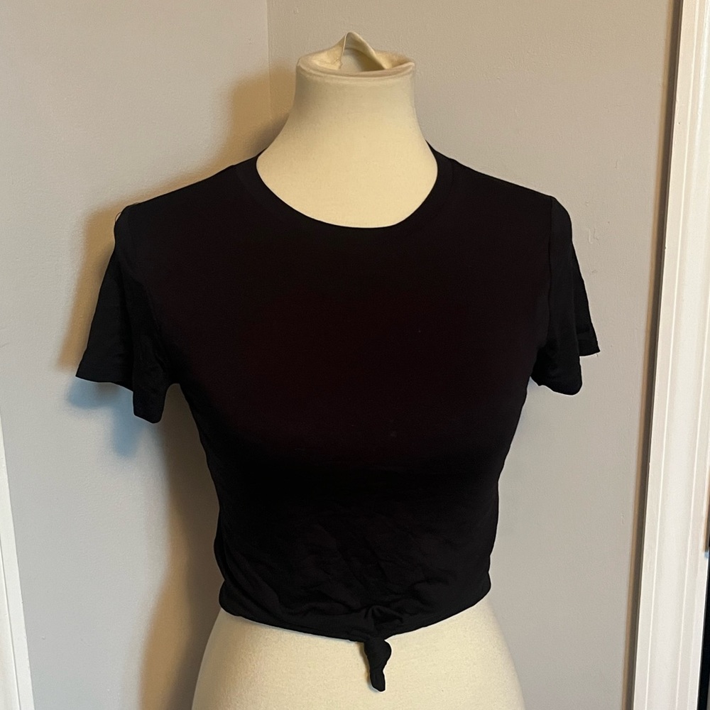 NAKED WARDROBE — Knot Tie T-Shirt